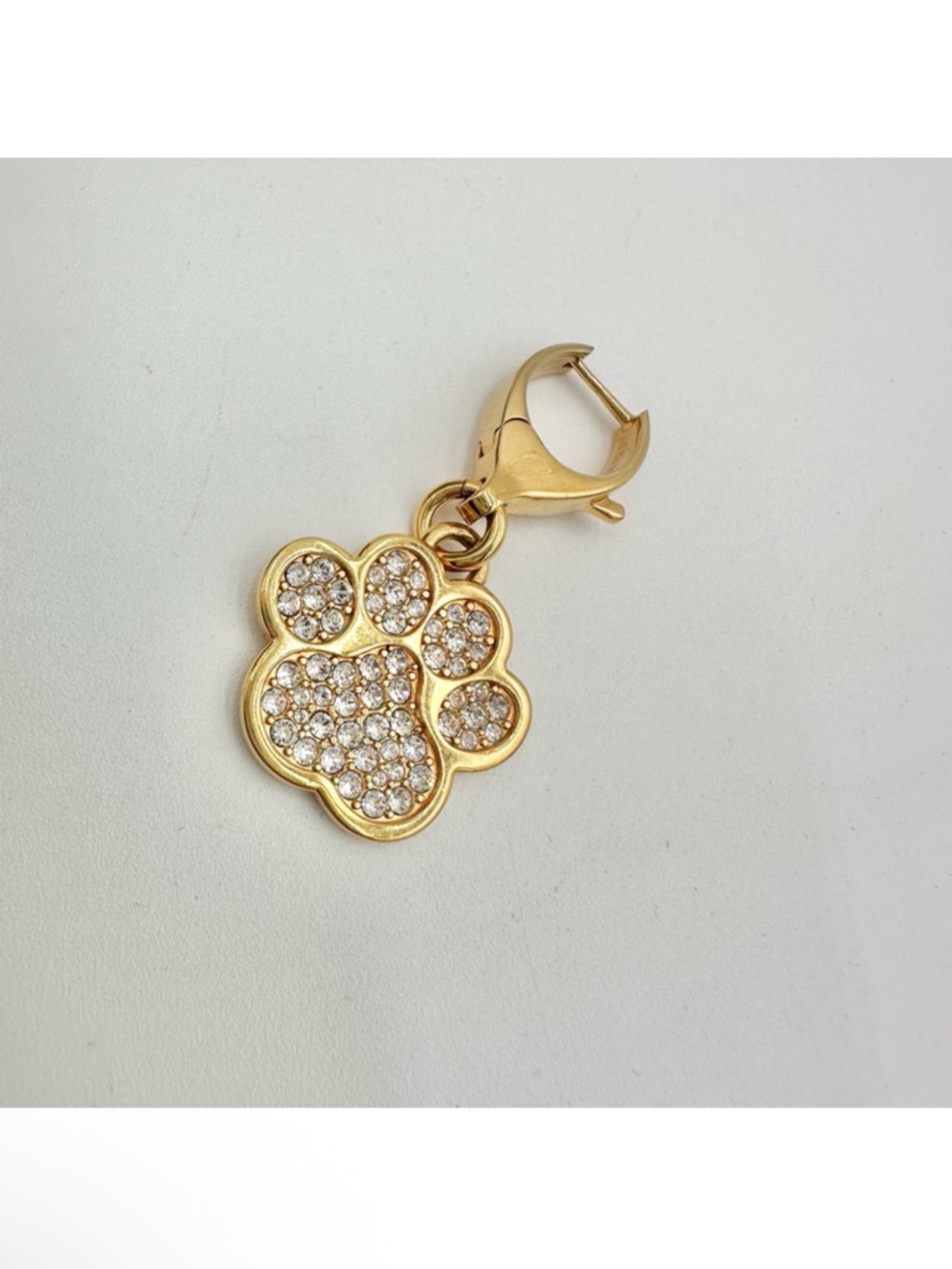 Balenciaga Puppy - Gold Crystal Dog Bone and Paw, New in Box with Dust Bag - Picture 5 of 9